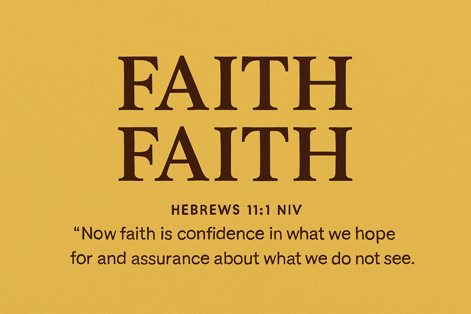 FAITH