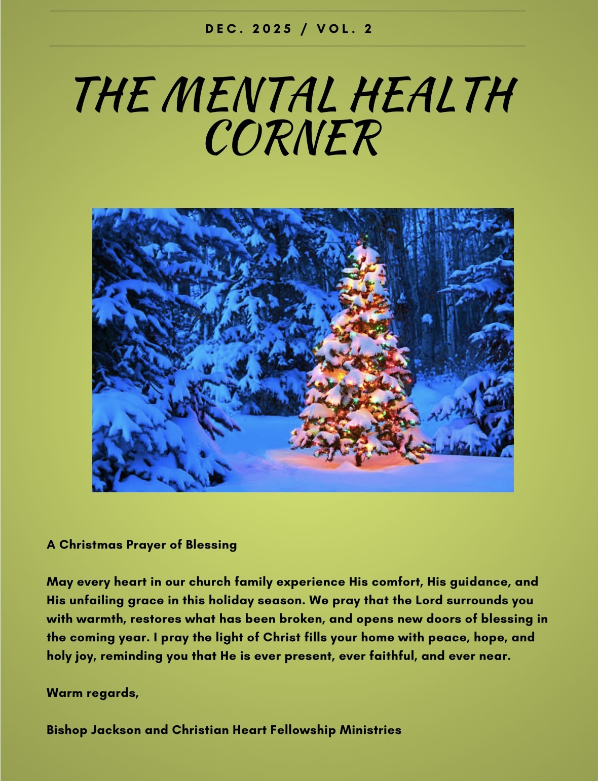 December 2025 Newsletter Cover