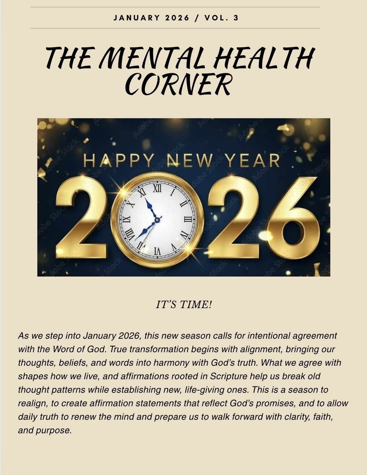 The Mental Health Corner Newsletter