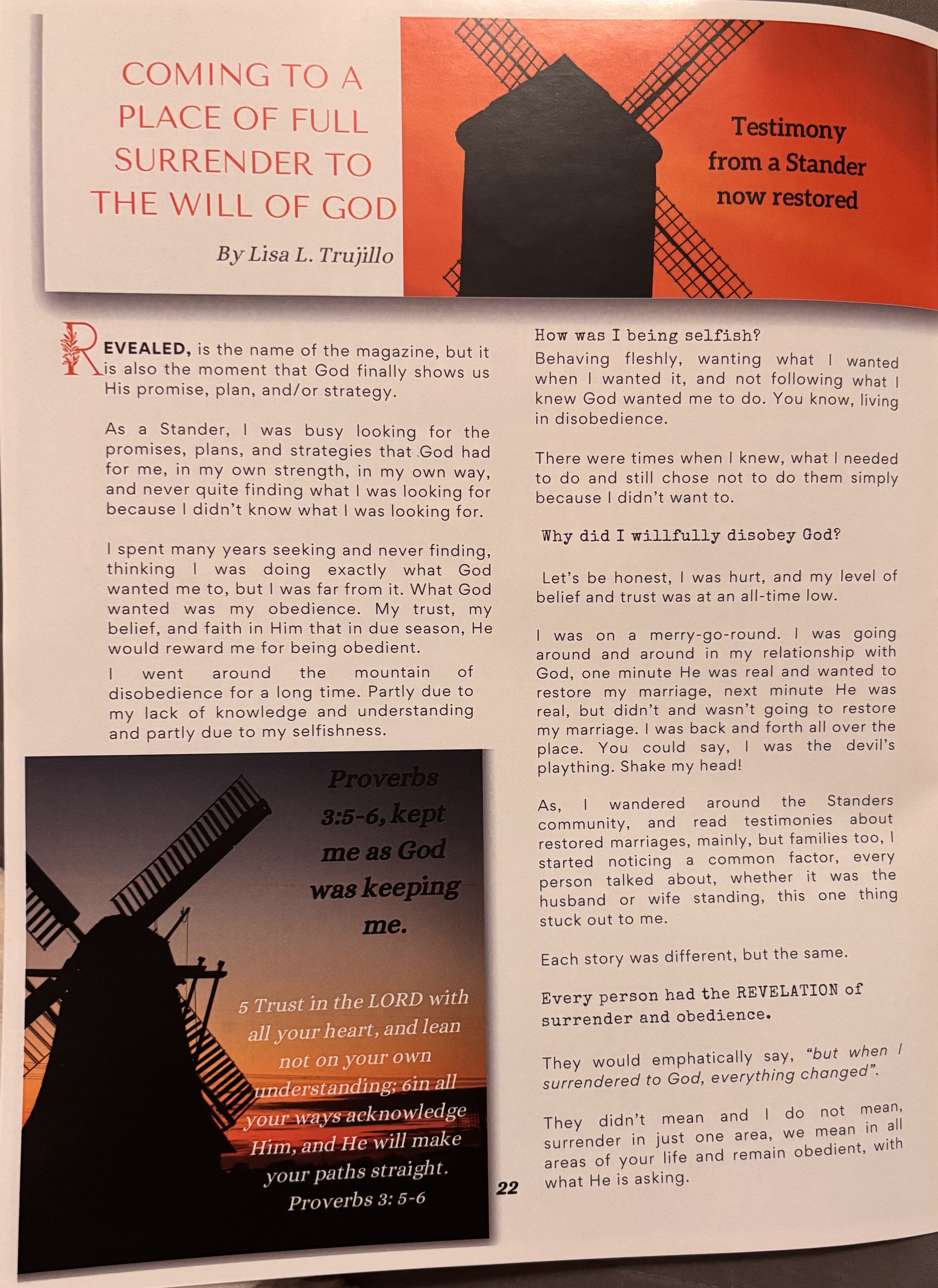 Coming to a Place of Full Surrender - Page 1