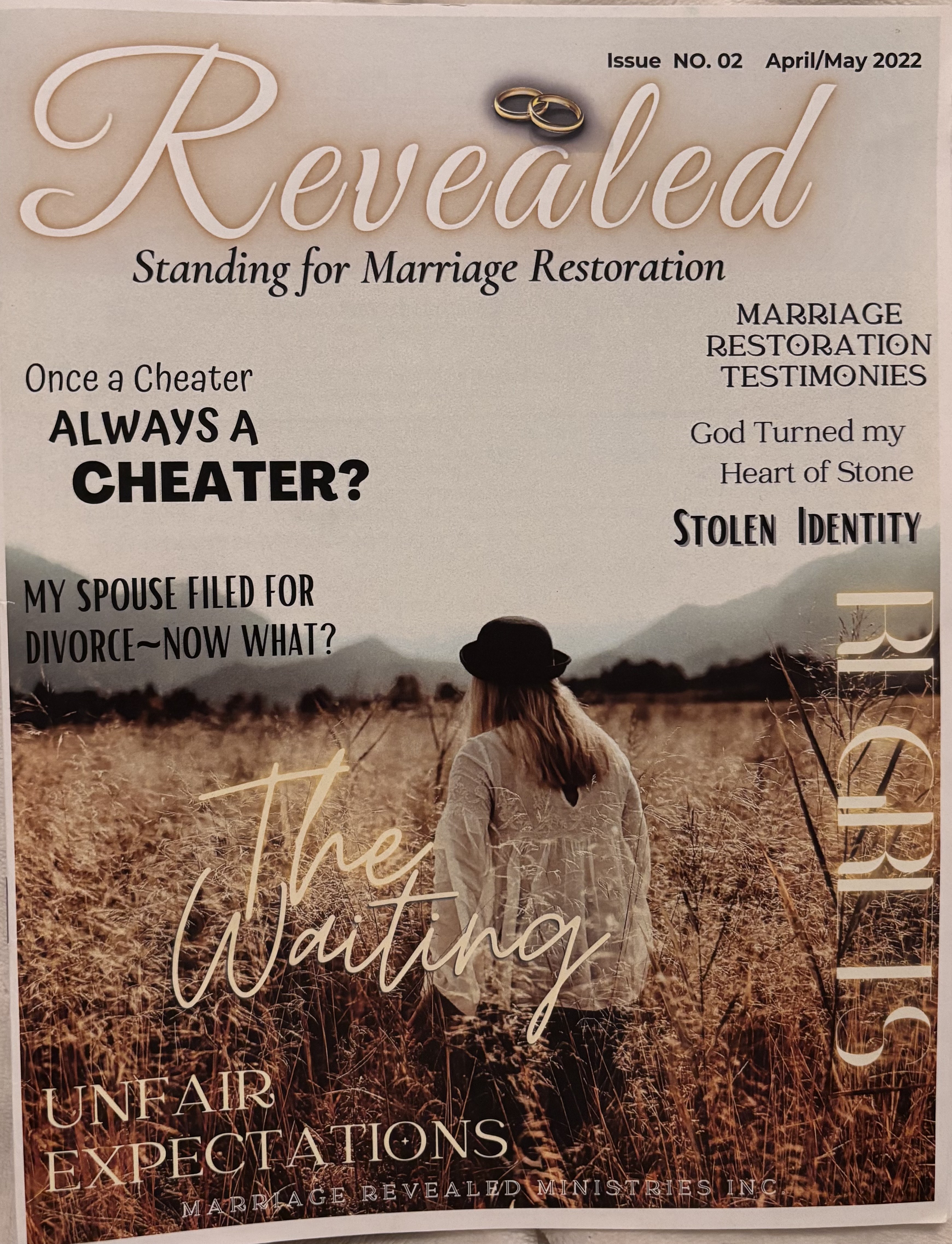 Revealed: Standing for Marriage Restoration Magazine Cover