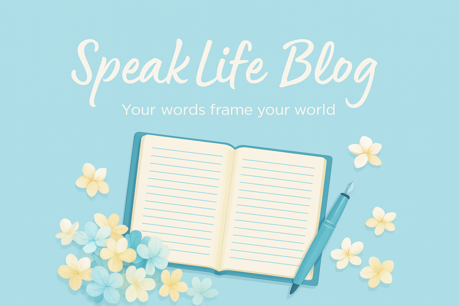 Speak Life Blog - Your words frame your world